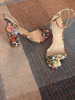 ASOS Floral Strappy Heel